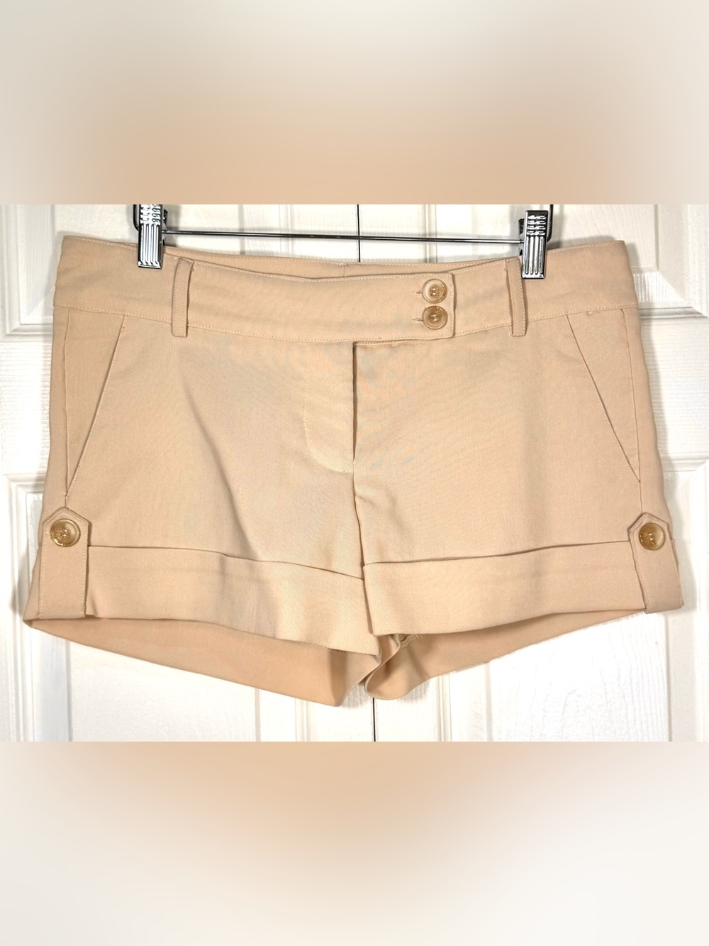 Sele Tan Cuffed Shorts Womens Size 7/8 Career Casual